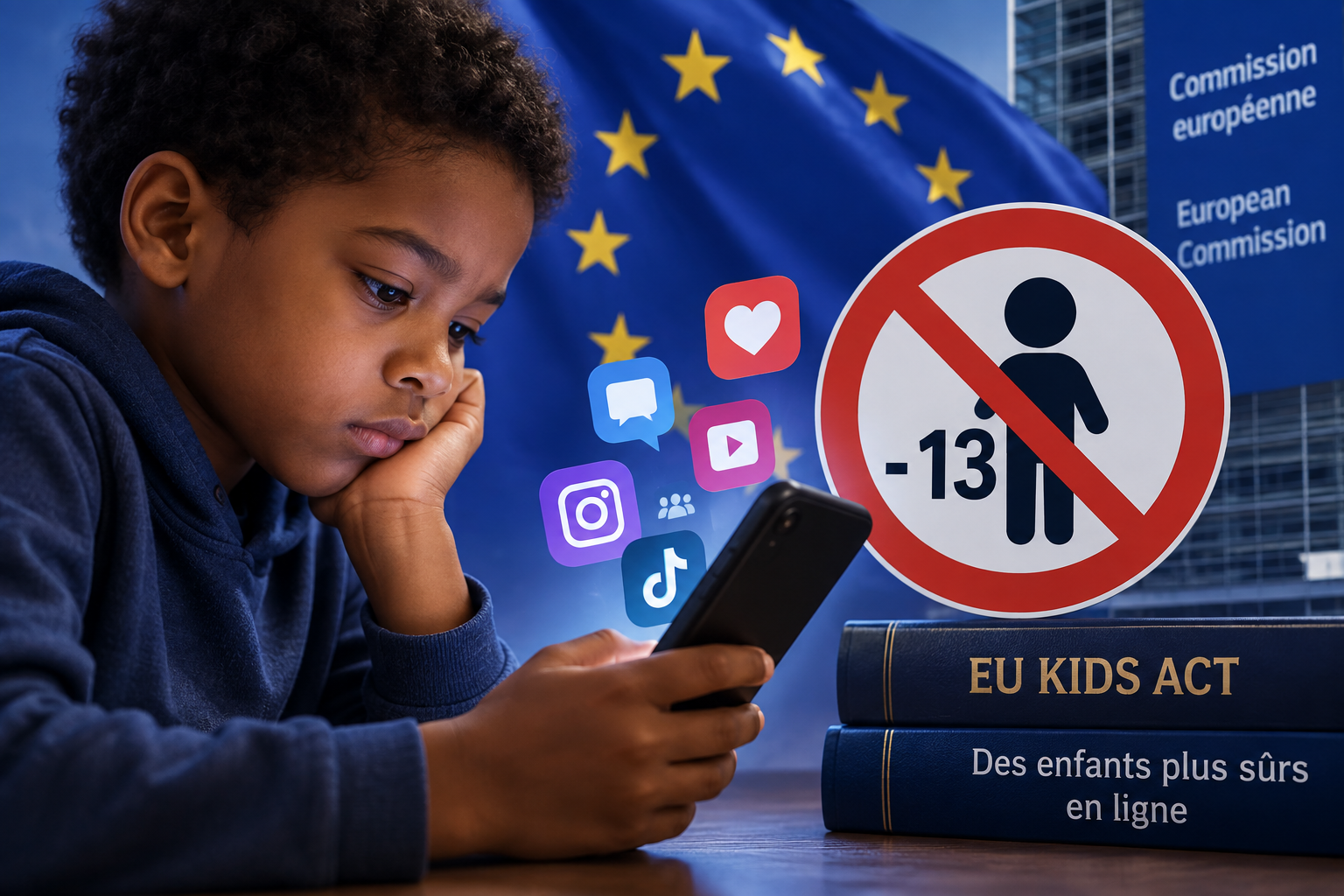 Réseaux sociaux : l'Union européenne veut interdire l'accès aux moins de 13 ans