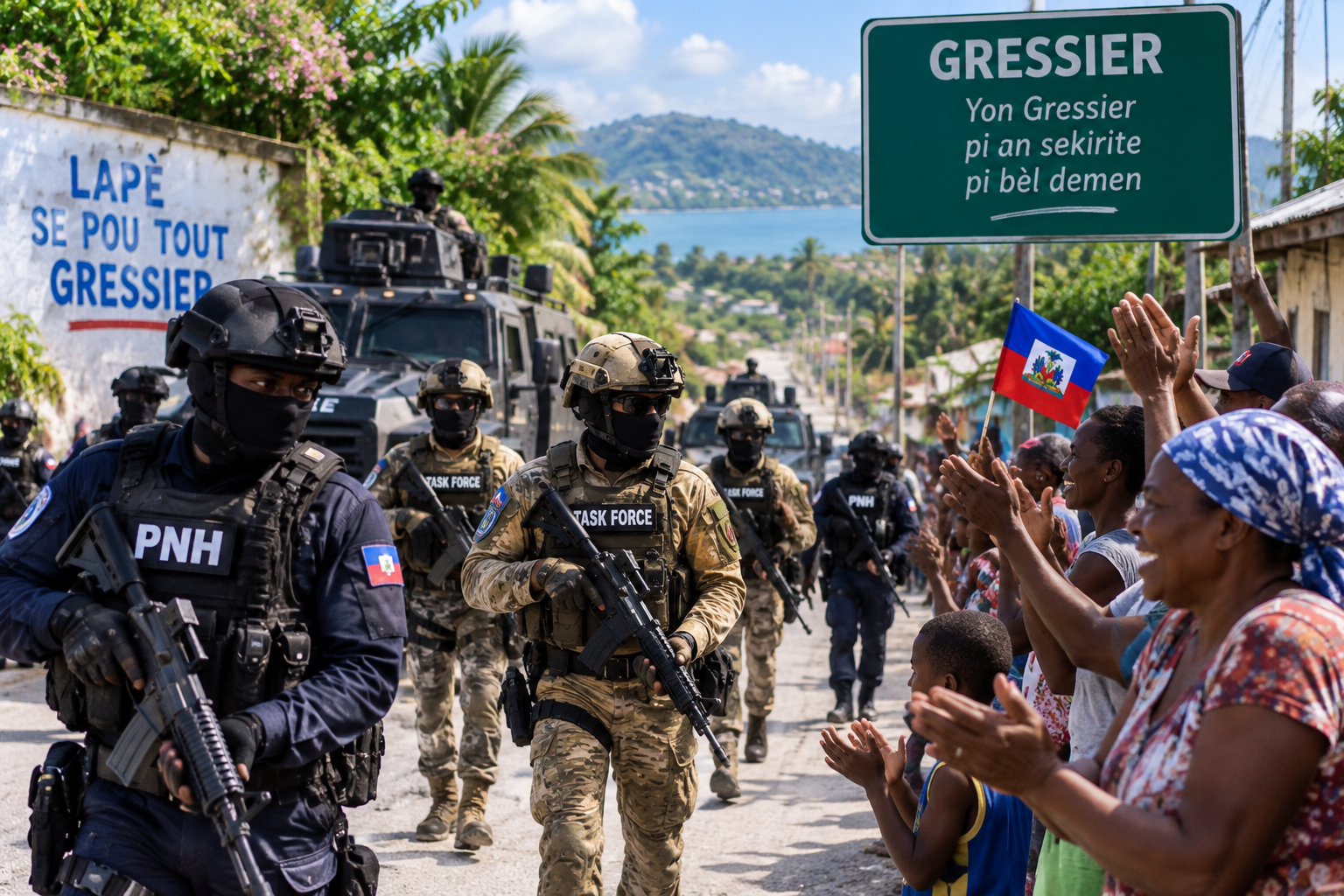Aucun des 103 “Zombies” n’est aperçu : à Gressier, la Task Force et la PNH gagnent les applaudissements de la population