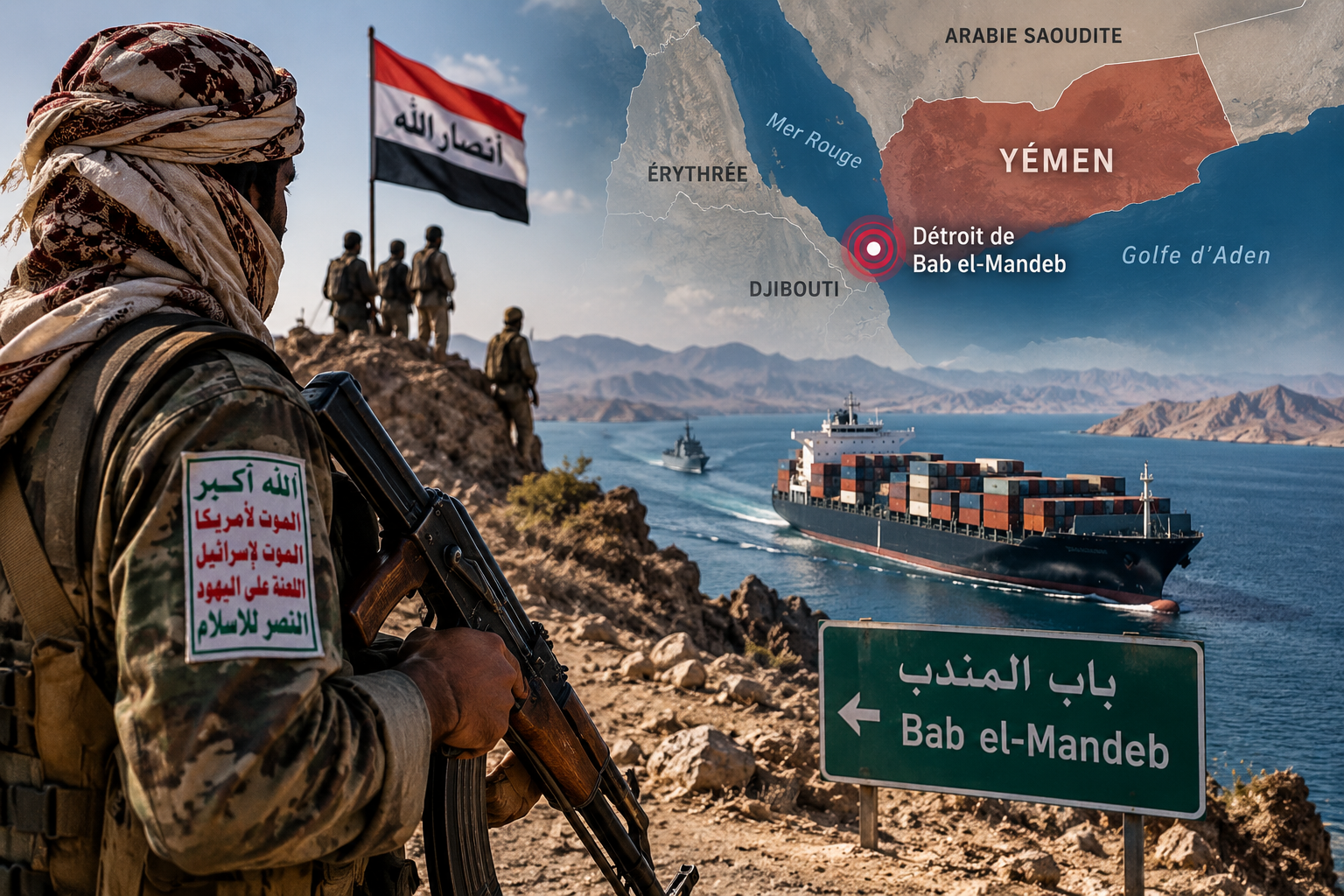 Yémen : la progression des Houthis vers Bab el-Mandeb ravive les inquiétudes sur le commerce mondial
